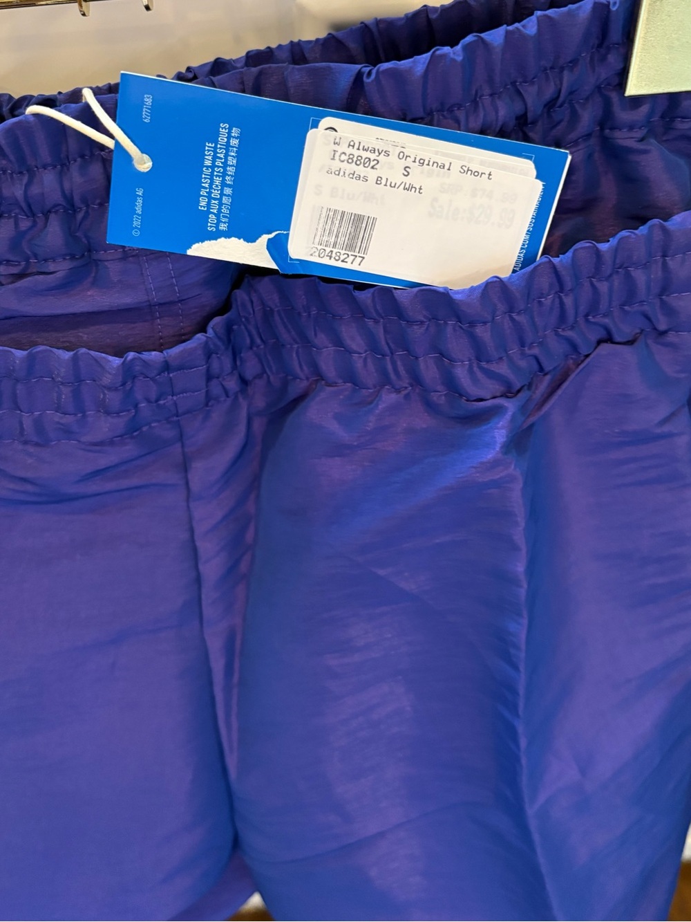adidas Originals  - Women's  Double Waistband  Track Shorts - Picture 7 of 9